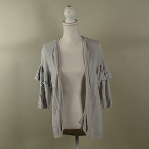 Express Ruffle Sleeve Cozy Cardigan